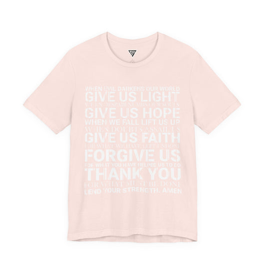 Genesis Prayer T-Shirt I Faith Text Tee I Genesis Collection