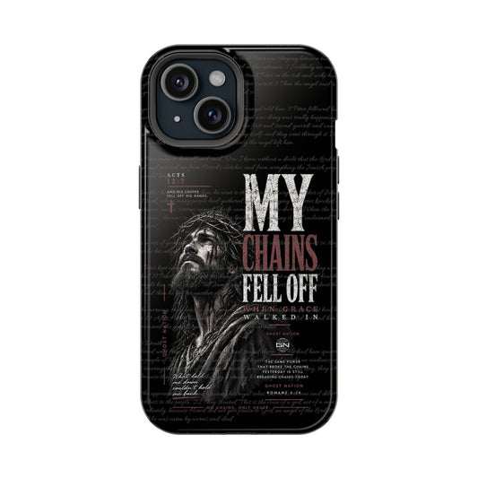 MAGNETIC TOUGH PHONE CASE, ACTS 12:7