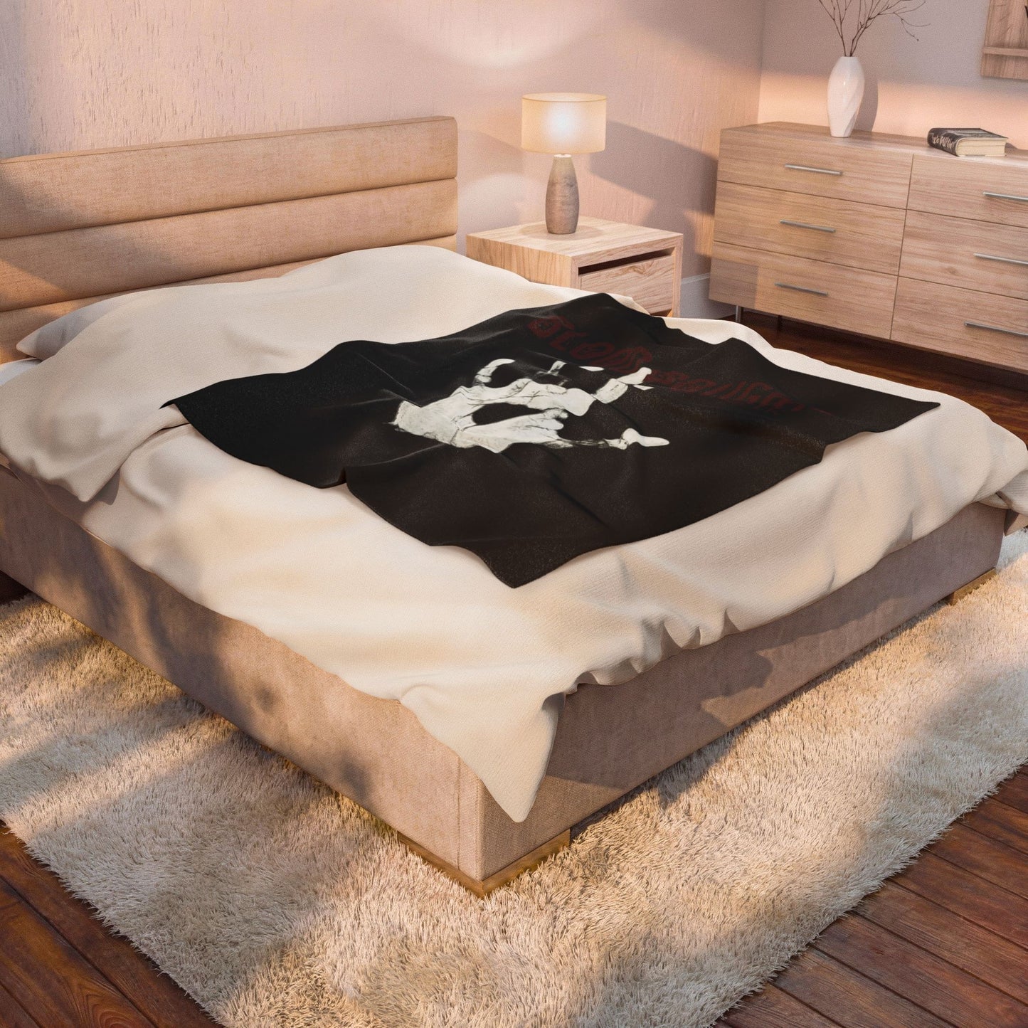 Blood Bought Velveteen Plush Blanket