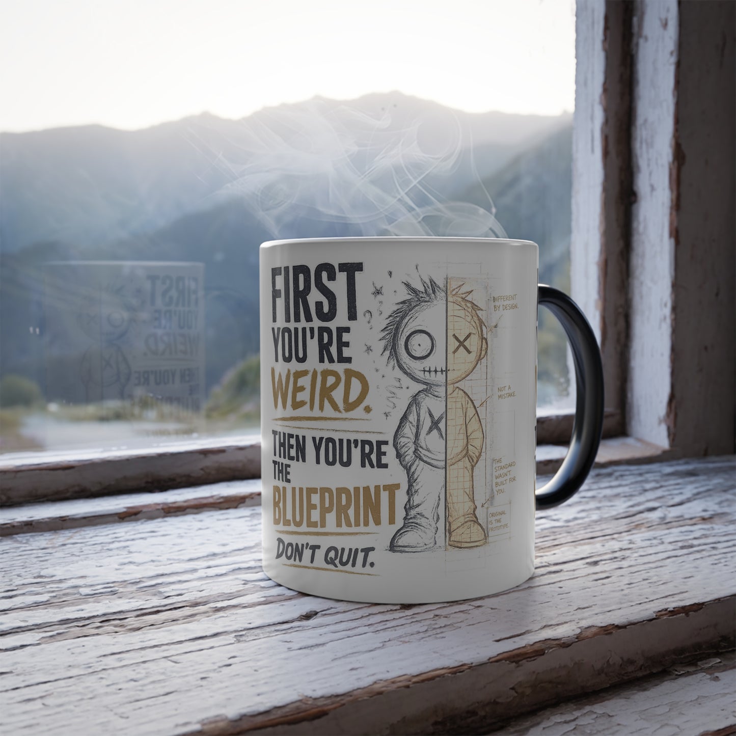 COLOR-CHANGING MUG: BLUEPRINT