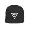 Ghost Nation Emblem Flat Bill Snapback Hat