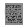 Genesis Prayer Velveteen Plush Blanket