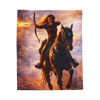 Flame Archer Velveteen Plush Blanket