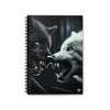 Fantasy Spiral Notebook I Genesis Collection I Good vs Evil Art