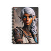 Fantasy Spiral Notebook I Genesis Collection I Mora Arcane Warrior