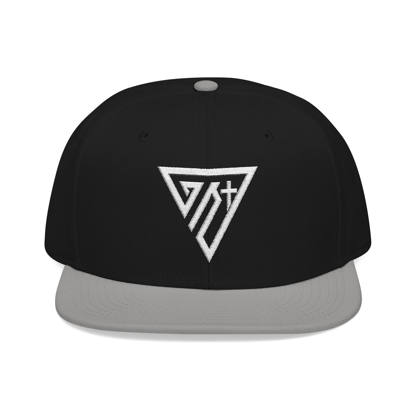 Embroidered Emblem Snapback Hat