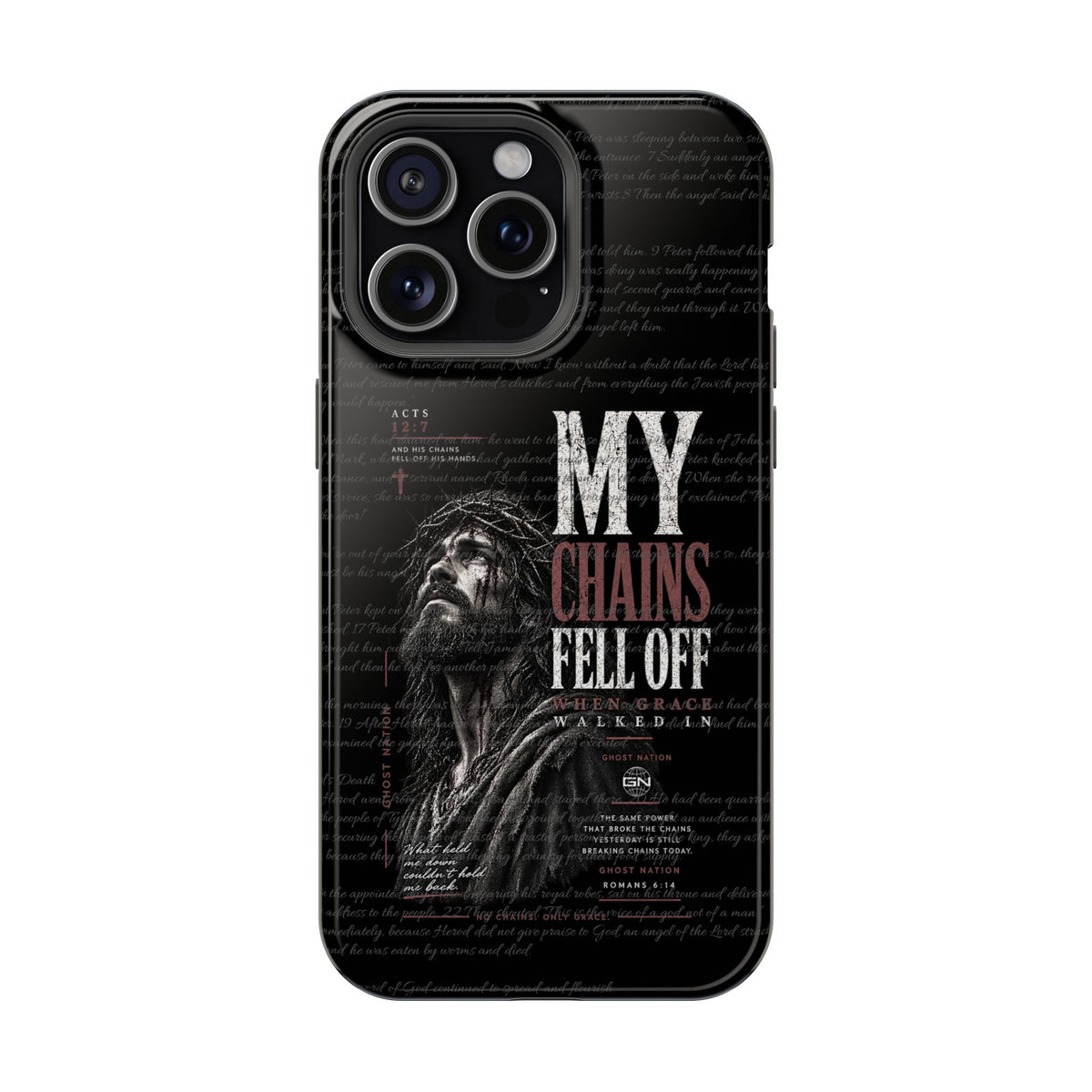 MAGNETIC TOUGH PHONE CASE, ACTS 12:7
