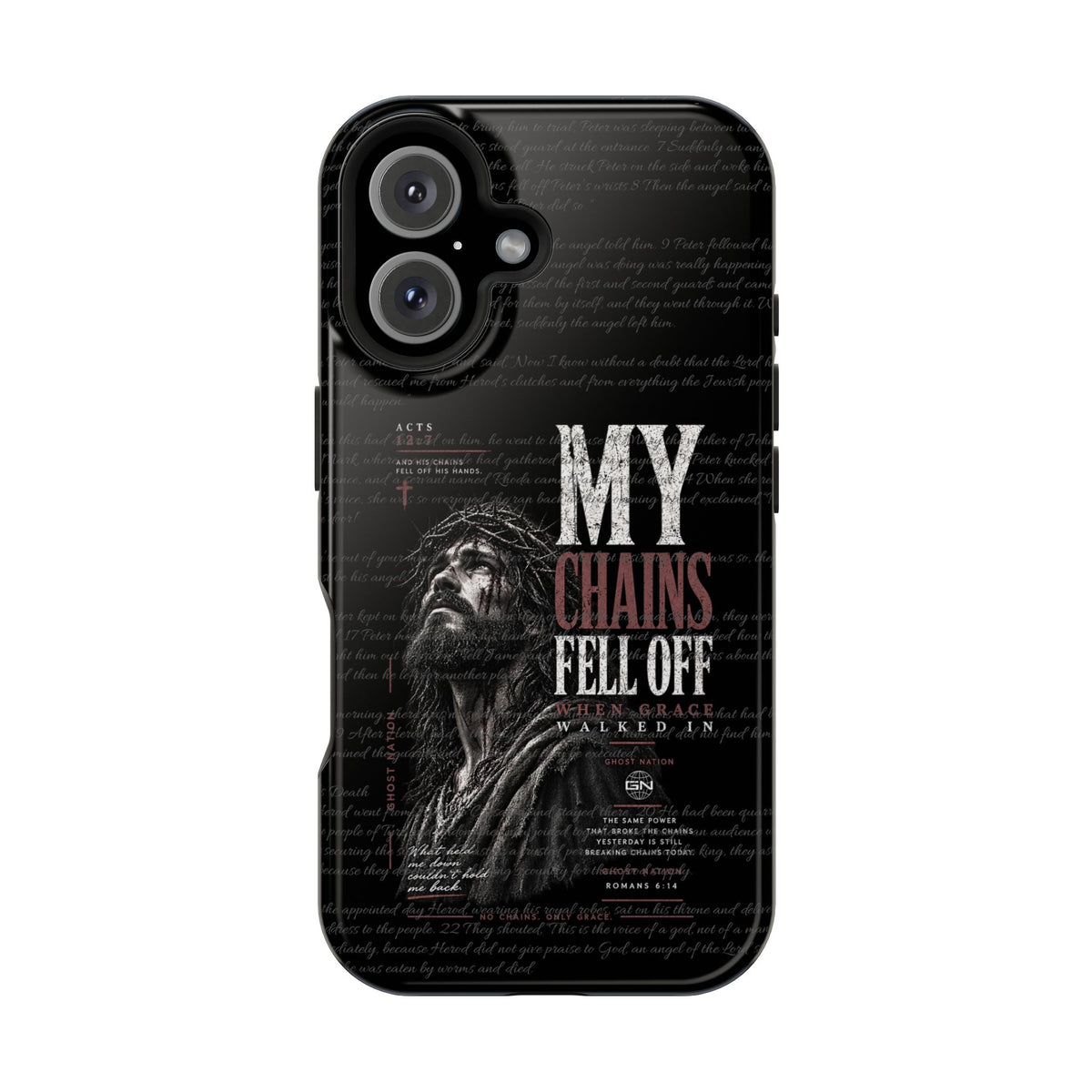 MAGNETIC TOUGH PHONE CASE, ACTS 12:7