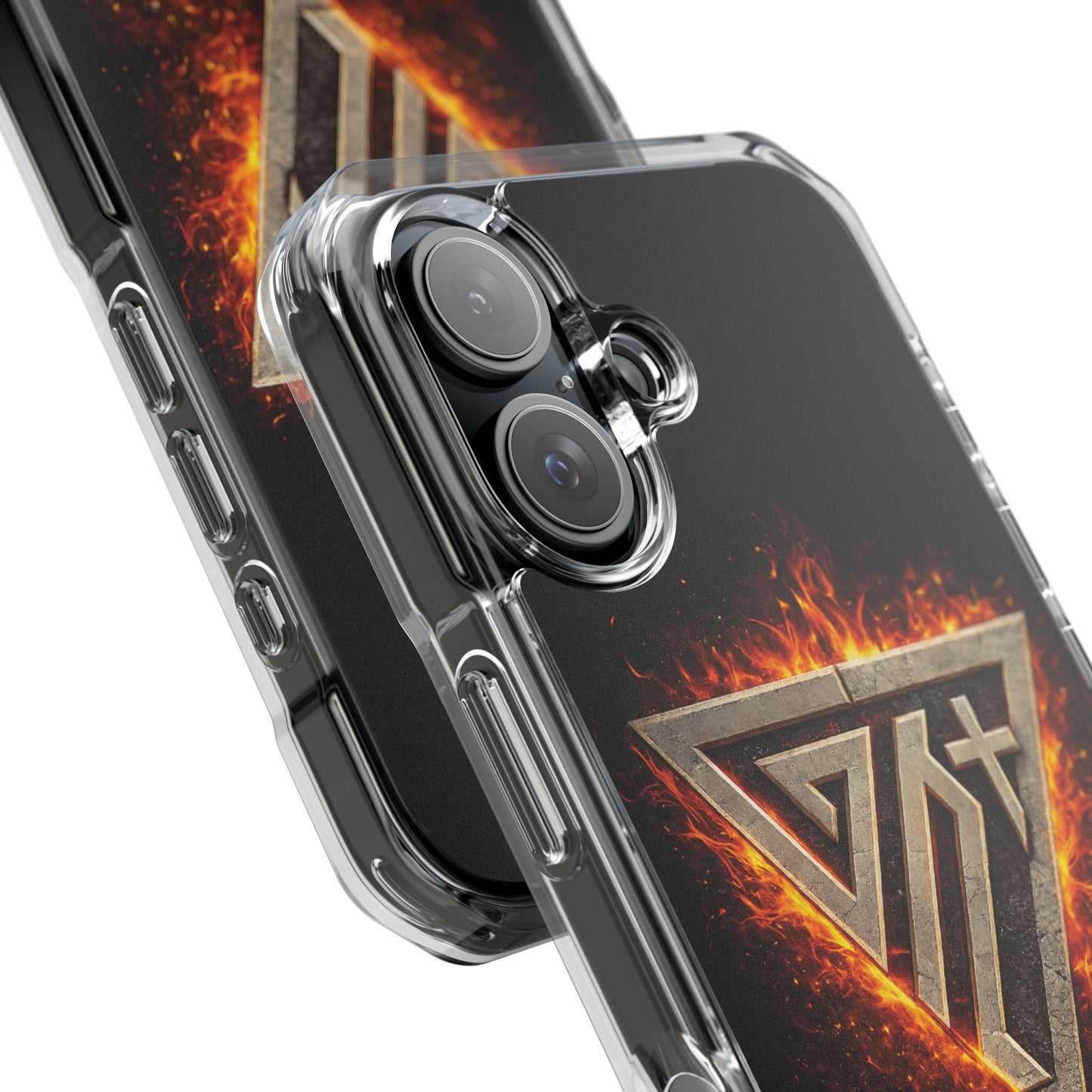 Clear Magnetic Phone Case I Ephesians 6:12