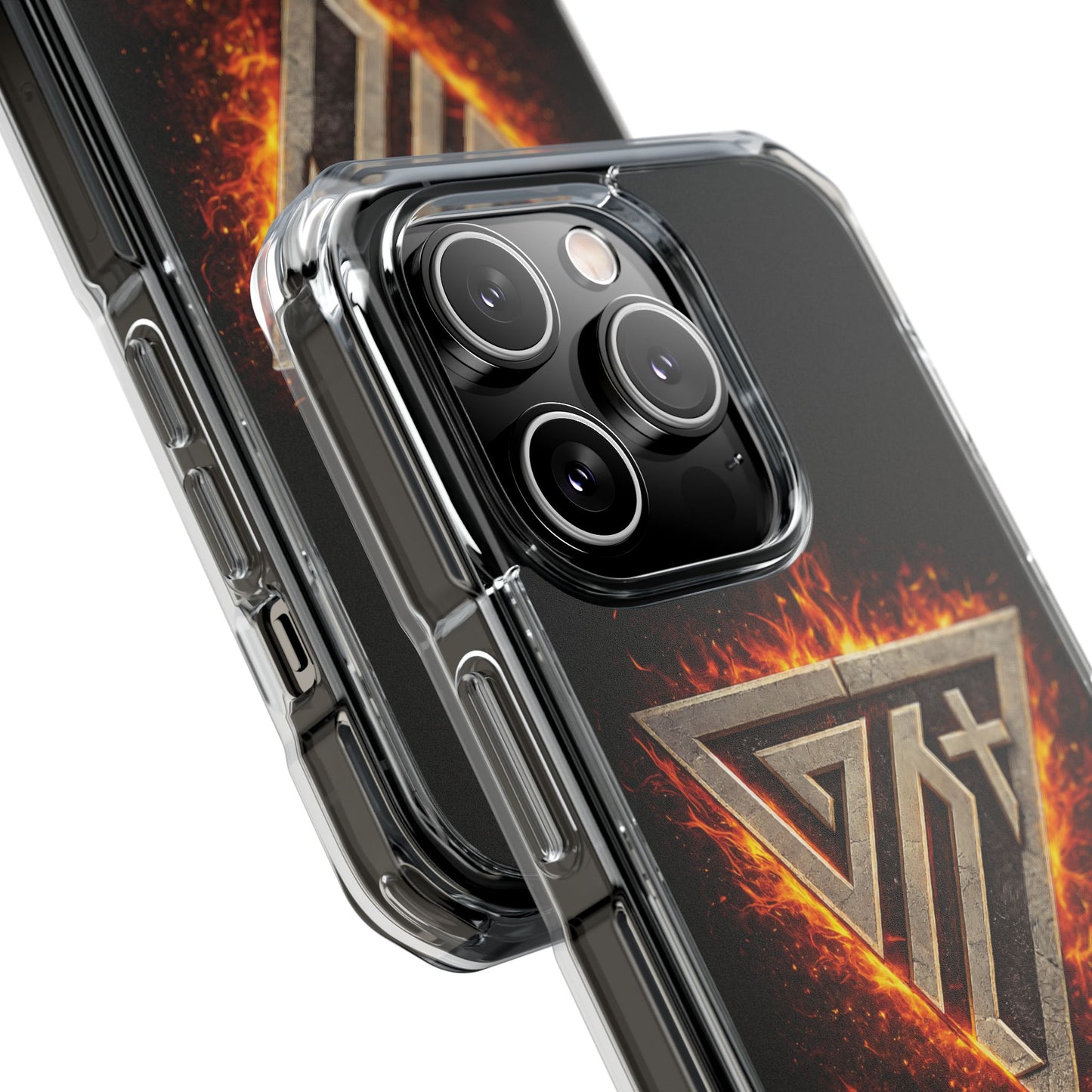 Clear Magnetic Phone Case I Ephesians 6:12