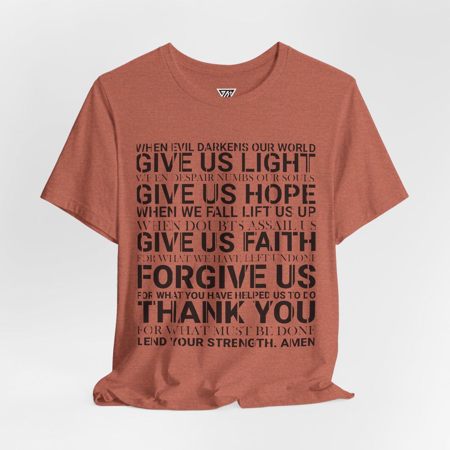 Genesis Prayer T-Shirt I Genesis Collection I Minimal Faith Shirt