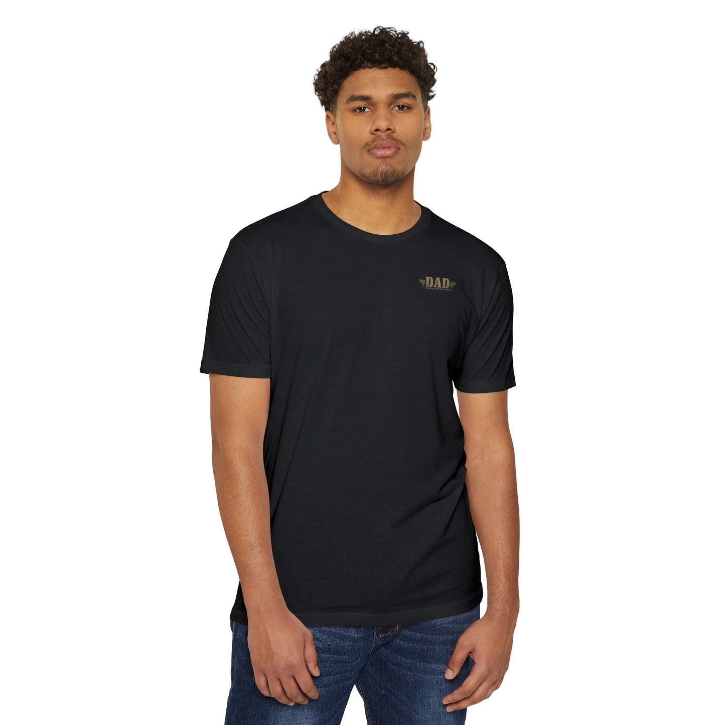 Dad Strength Military Tribute T-Shirt