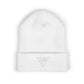 Triangle Emblem Cuffed Beanie