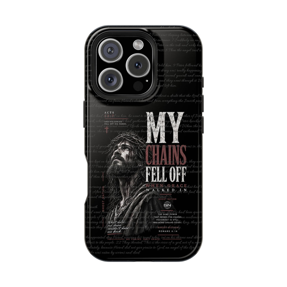 MAGNETIC TOUGH PHONE CASE, ACTS 12:7