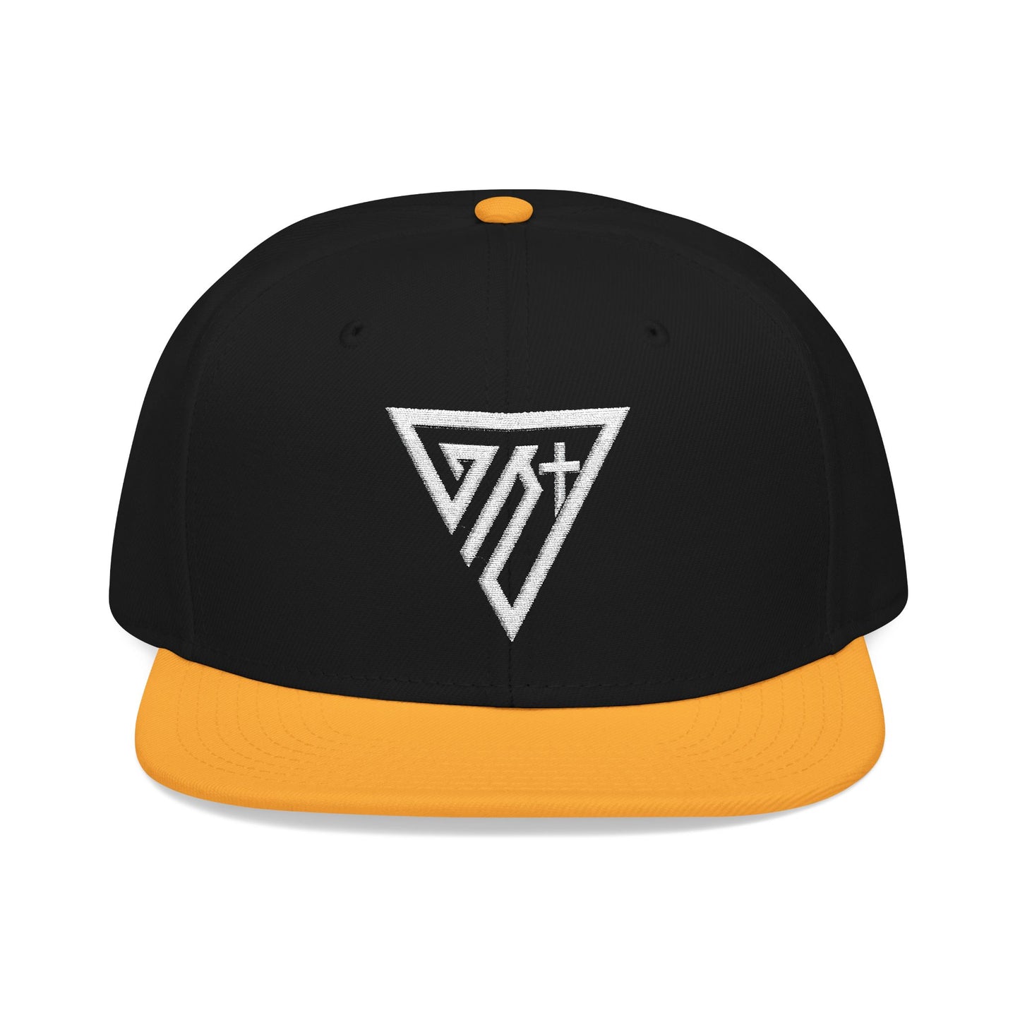 Embroidered Emblem Snapback Hat