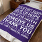 Genesis Prayer Velveteen Plush Blanket