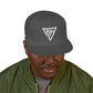 Embroidered Emblem Snapback Hat