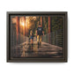 Framed Matte Canvas Print — "The Best Memories Aren't Planned" Wall Art