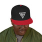 Embroidered Emblem Snapback Hat