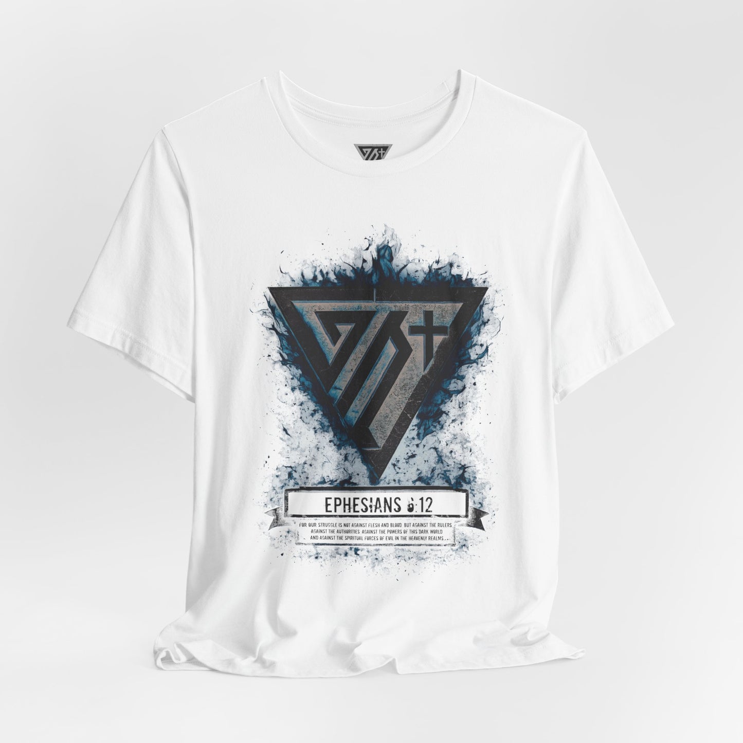 Ghost Nation Logo Tee | Ephesians 6:12 Scripture I Ghost Collection