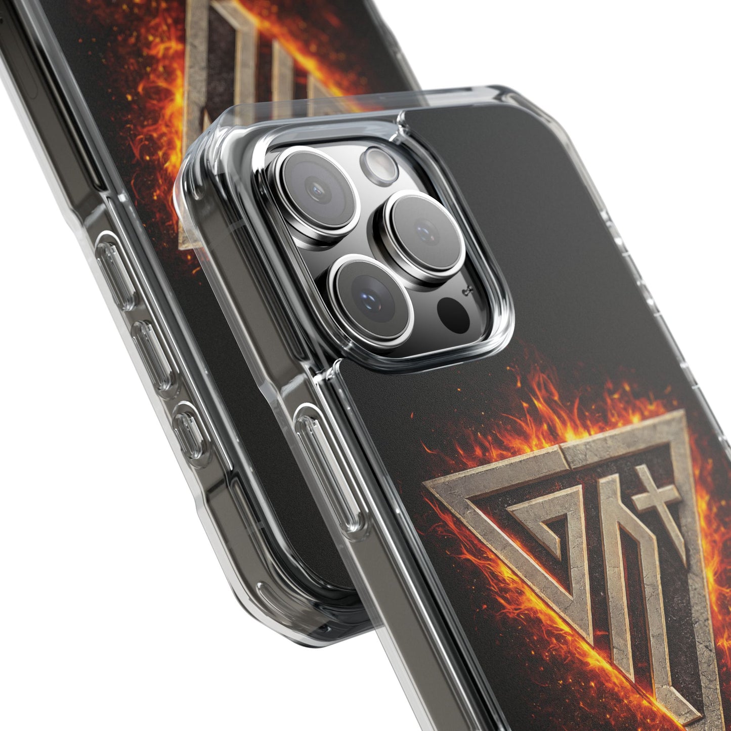 Clear Magnetic Phone Case I Ephesians 6:12