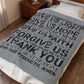 Genesis Prayer Velveteen Plush Blanket