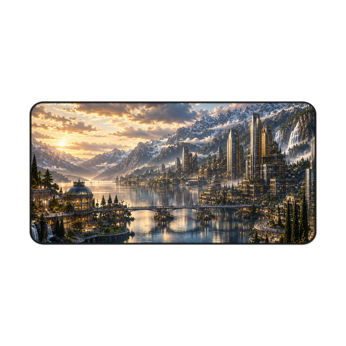 LUMIÈRE SUNSET CITY DESK MAT