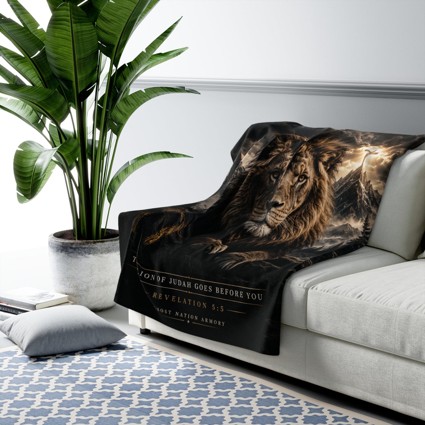 LION OF JUDAH BLANKET
