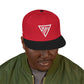 Embroidered Emblem Snapback Hat