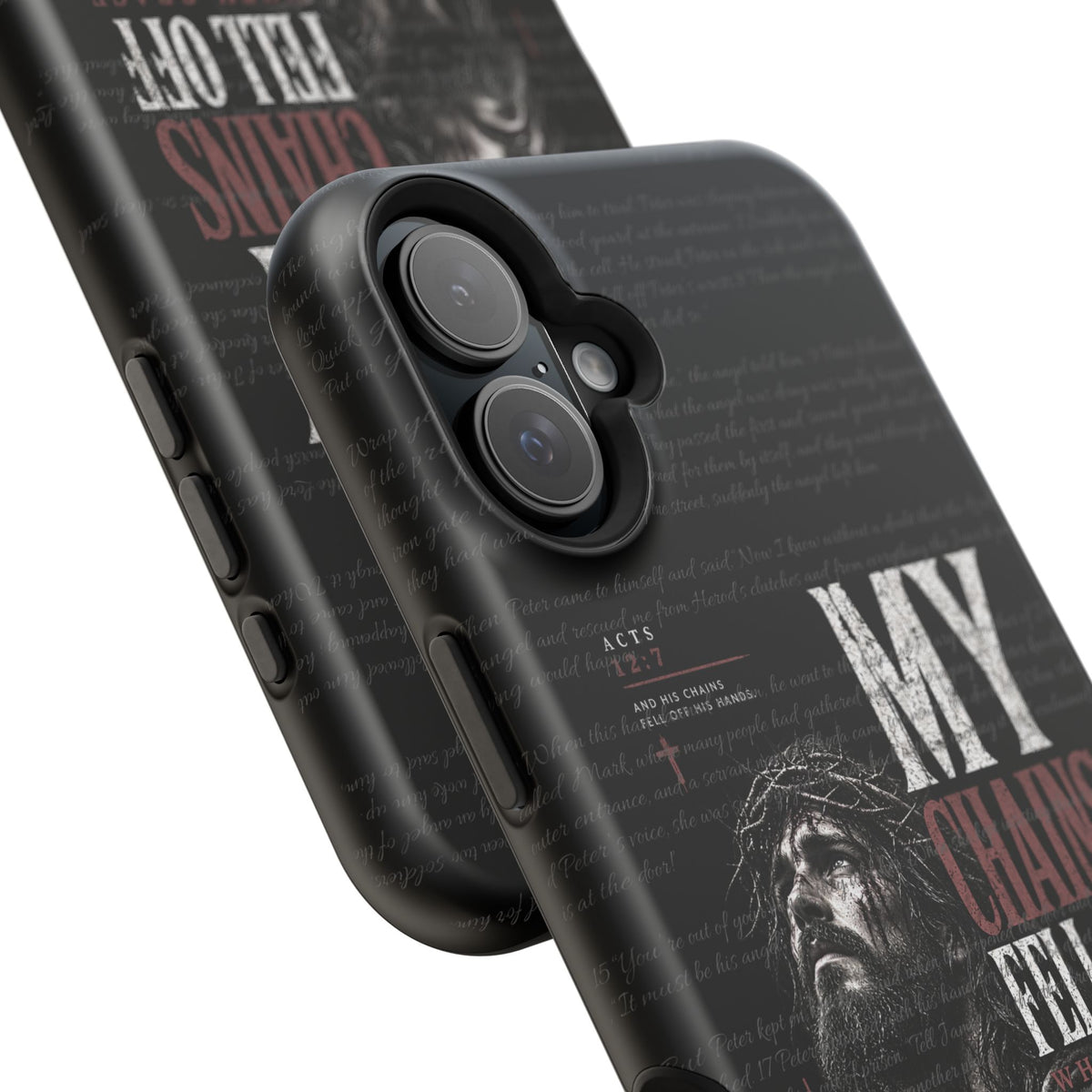 MAGNETIC TOUGH PHONE CASE, ACTS 12:7