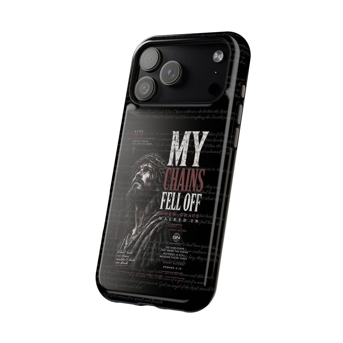 MAGNETIC TOUGH PHONE CASE, ACTS 12:7