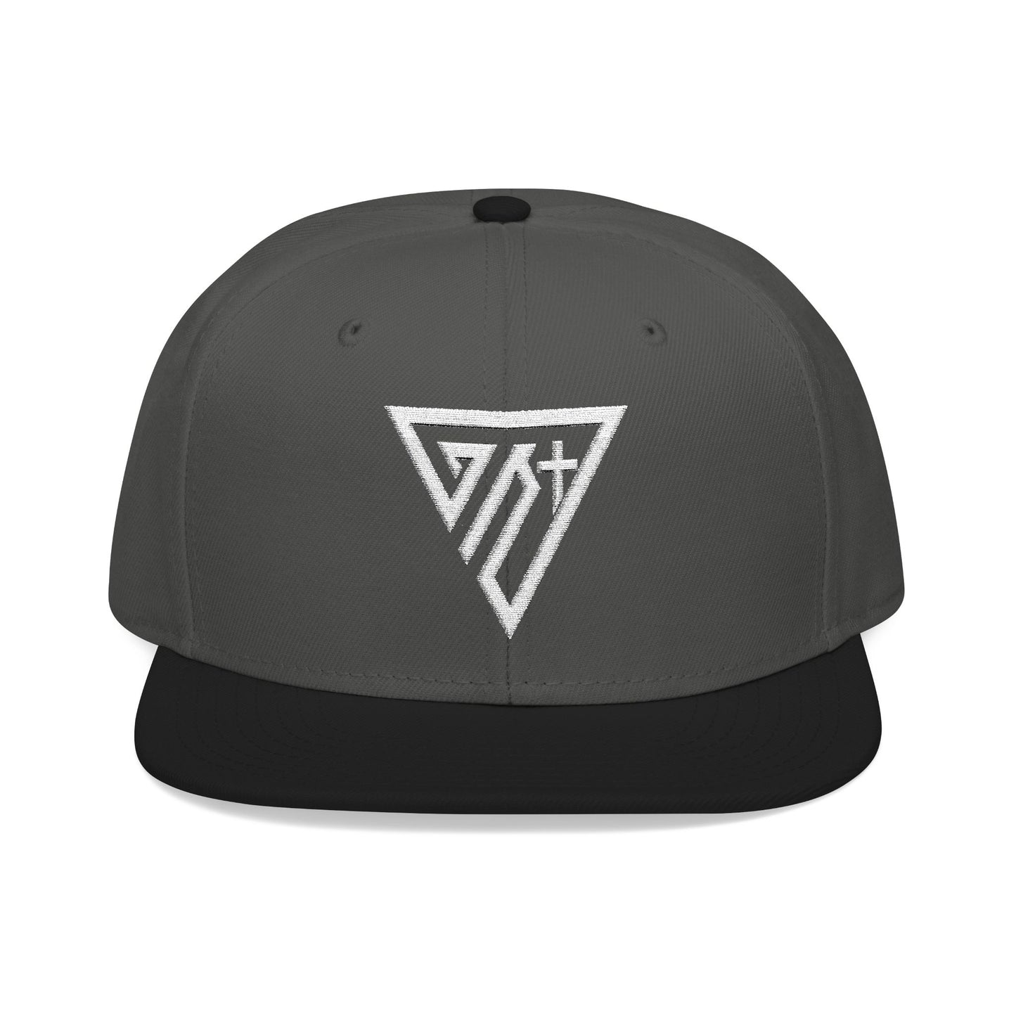 Embroidered Emblem Snapback Hat