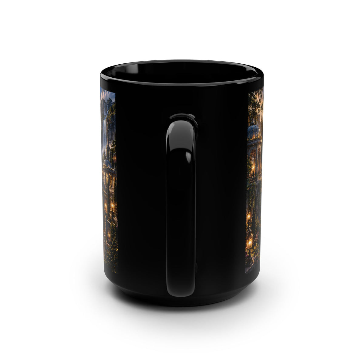 LUMIÈRE CITY 15OZ BLACK MUG