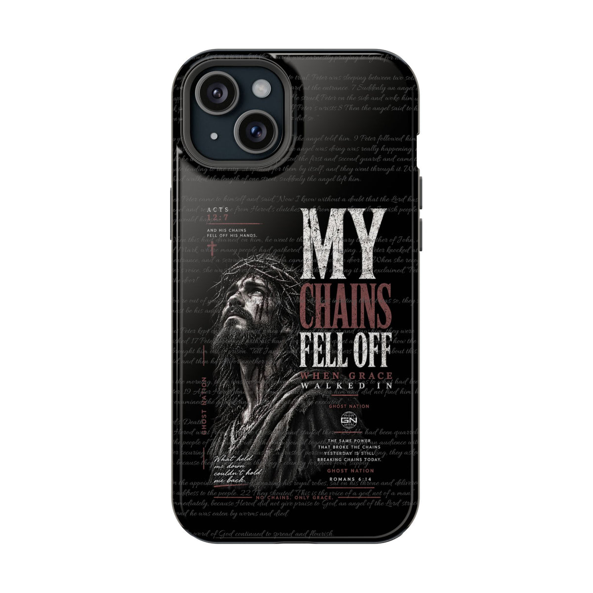 MAGNETIC TOUGH PHONE CASE, ACTS 12:7