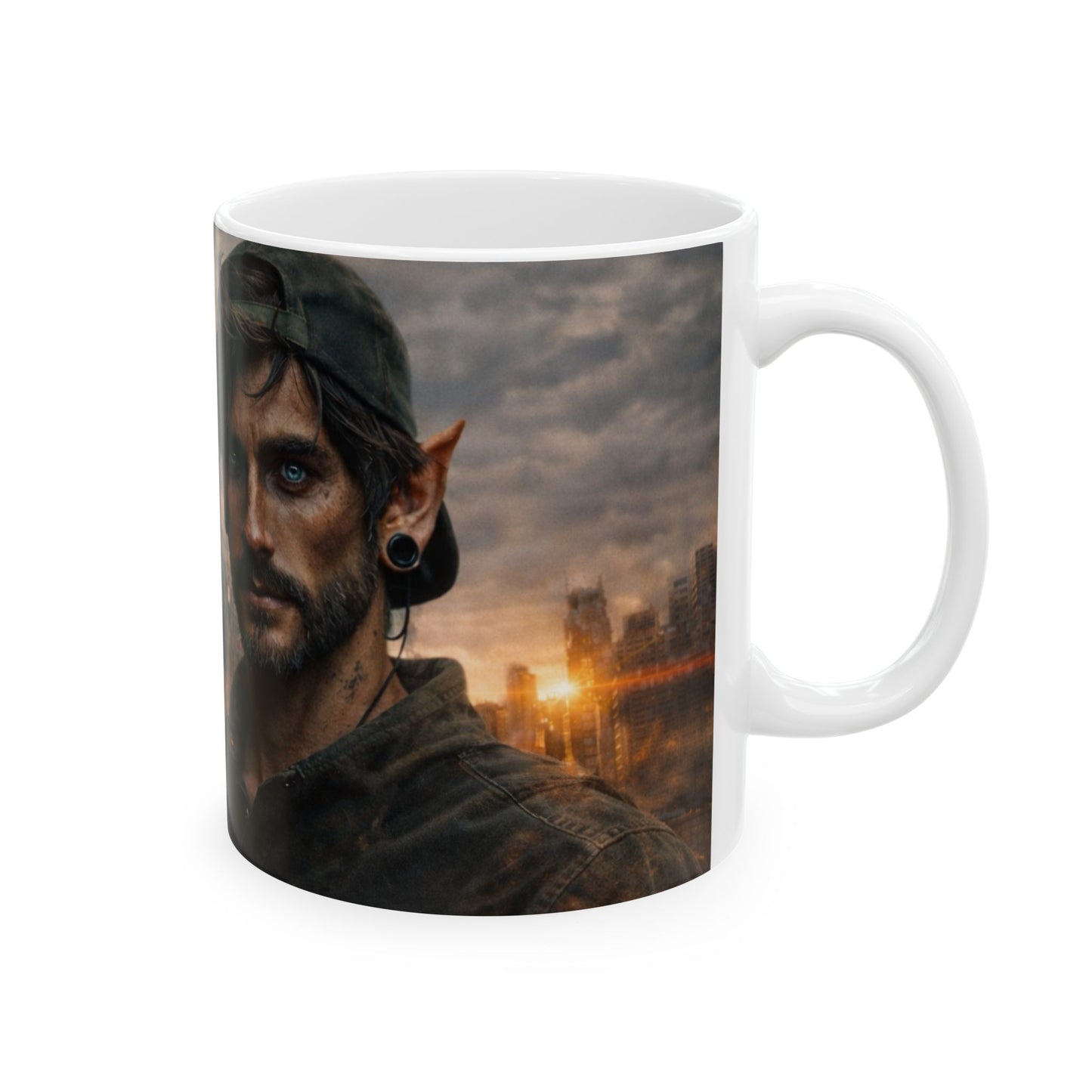 Fantasy Art Mug I Genesis Collection I Dex Elf Warrior