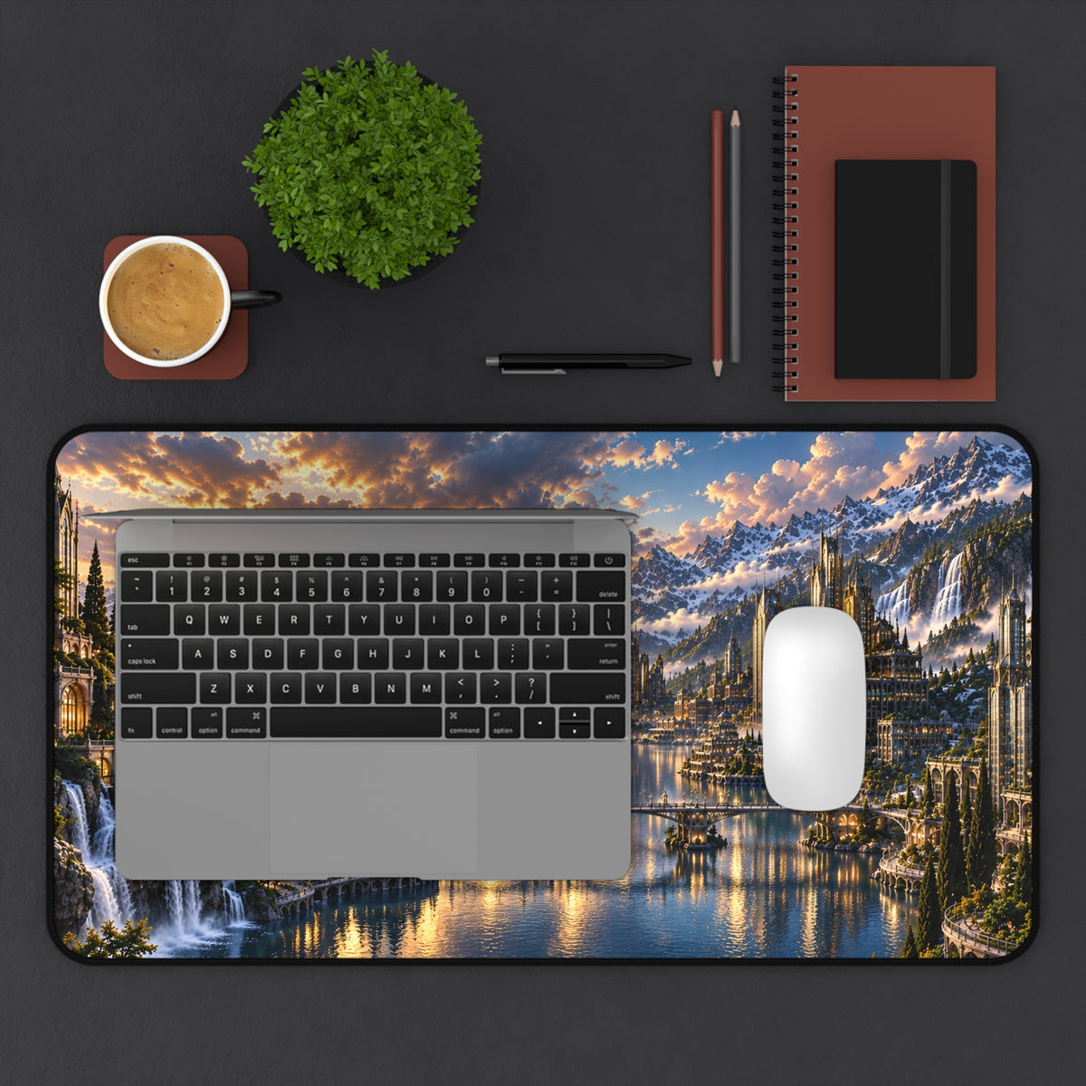 LUMIÈRE SUNSET CITY DESK MAT
