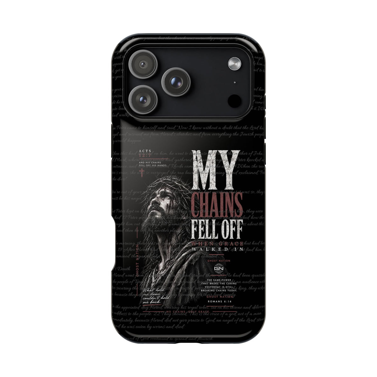 MAGNETIC TOUGH PHONE CASE, ACTS 12:7