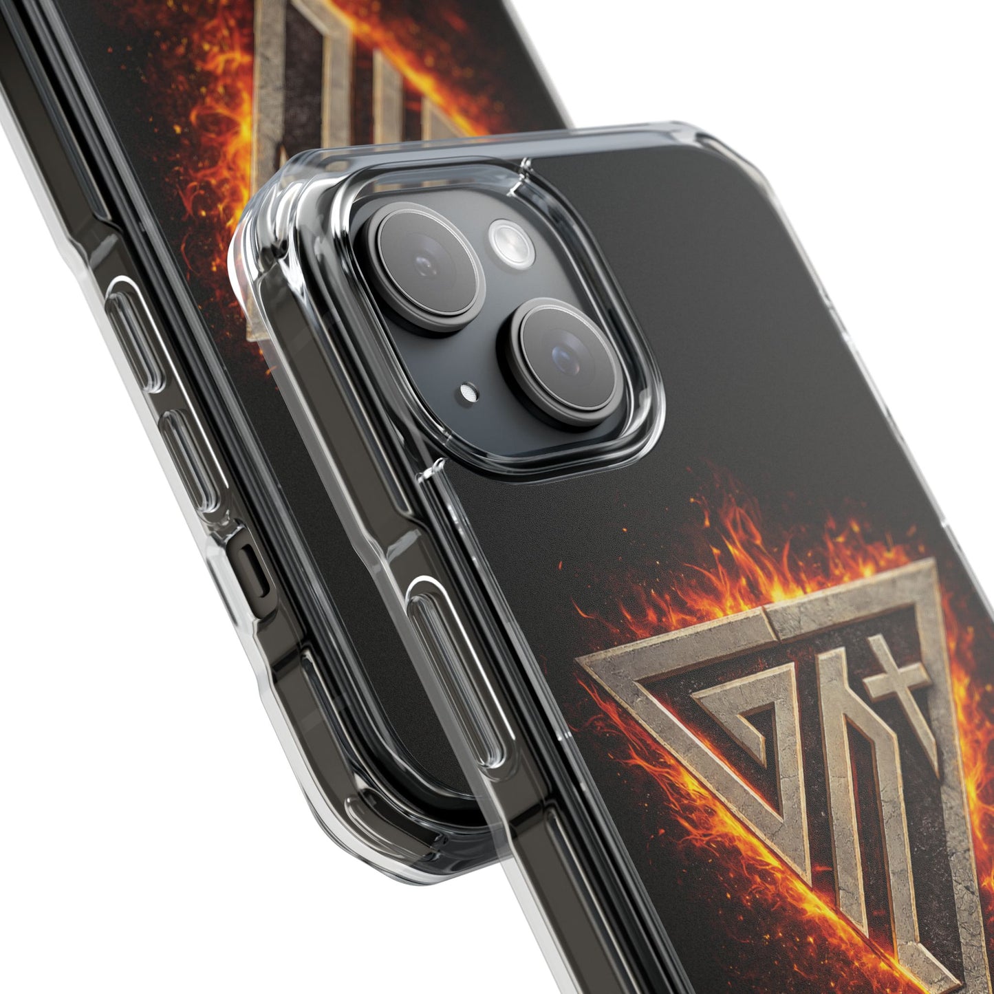 Clear Magnetic Phone Case I Ephesians 6:12