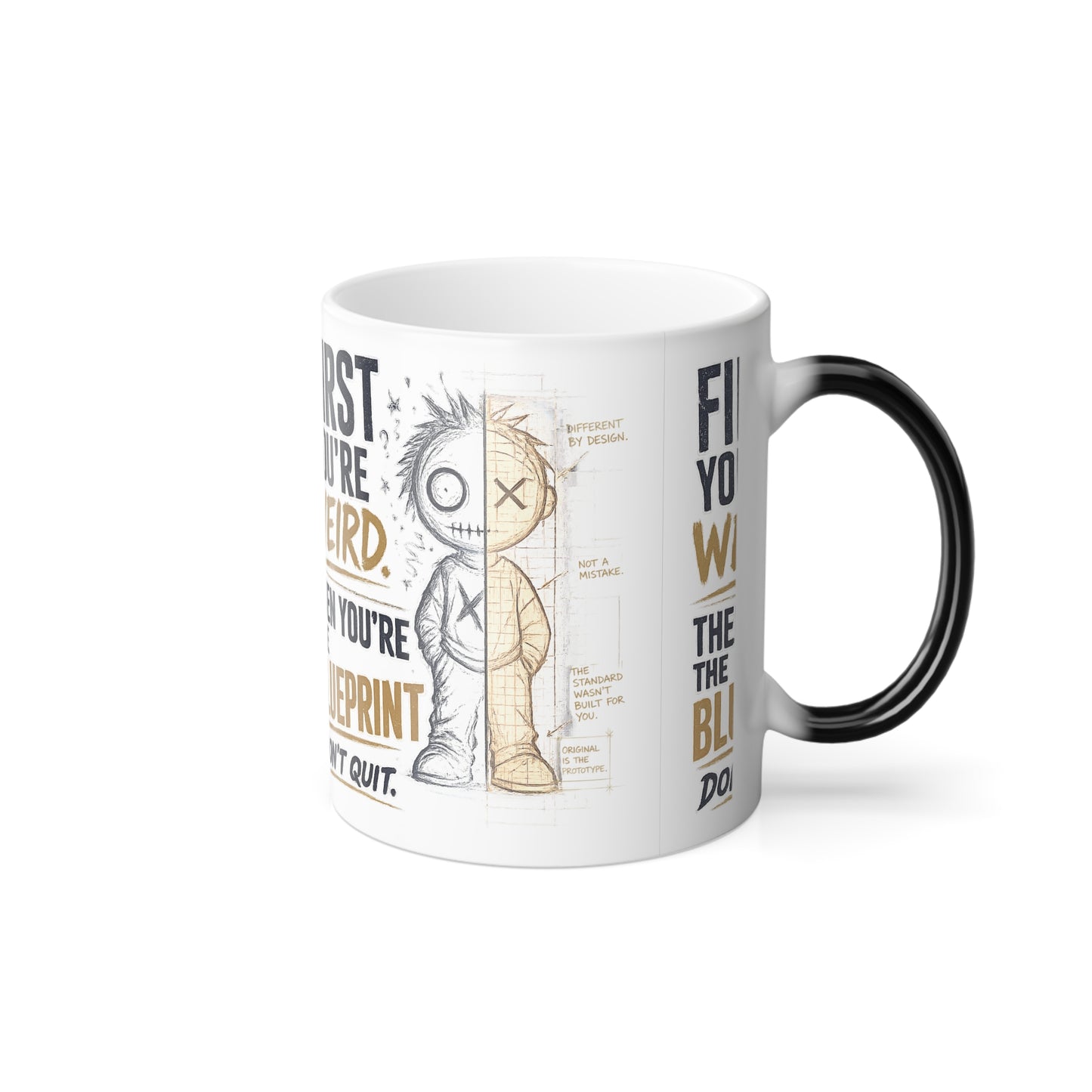 COLOR-CHANGING MUG: BLUEPRINT