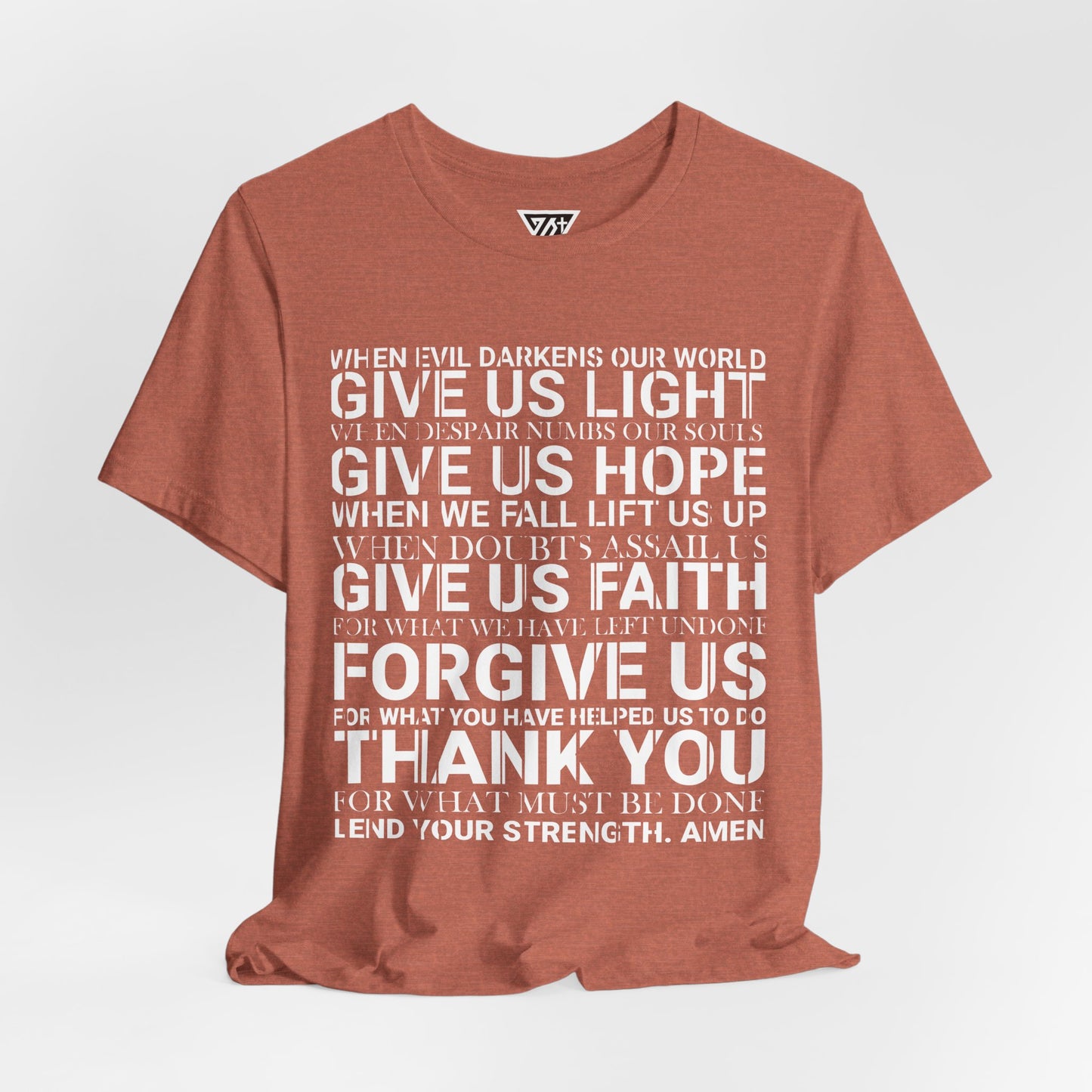 Genesis Prayer T-Shirt I Faith Text Tee I Genesis Collection