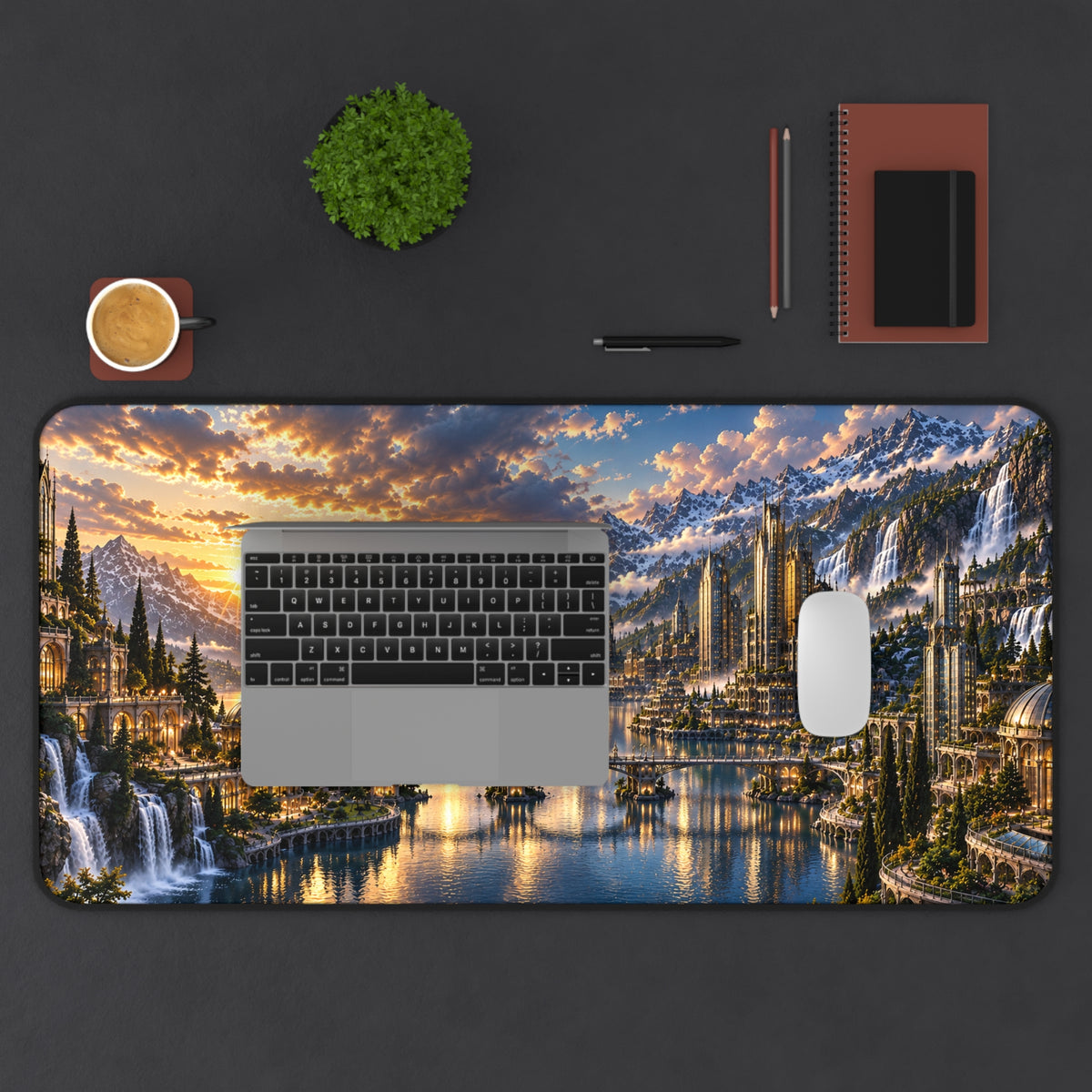 LUMIÈRE SUNSET CITY DESK MAT