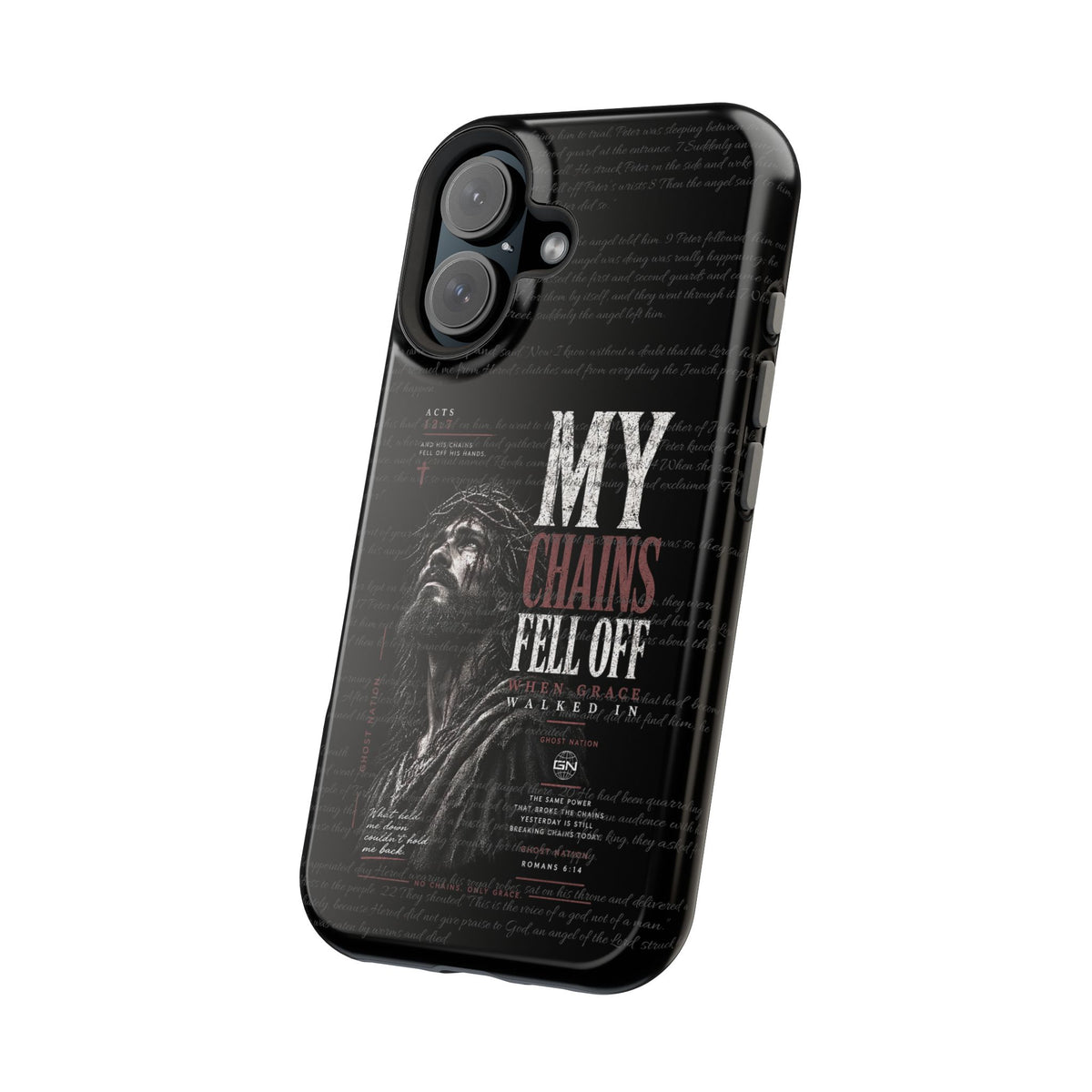 MAGNETIC TOUGH PHONE CASE, ACTS 12:7