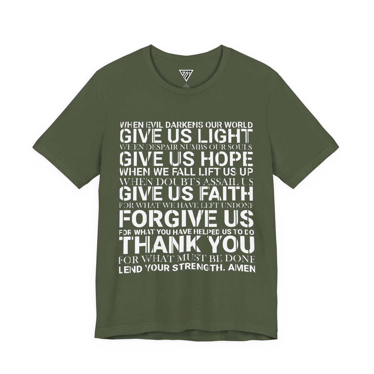 Genesis Prayer T-Shirt I Faith Text Tee I Genesis Collection