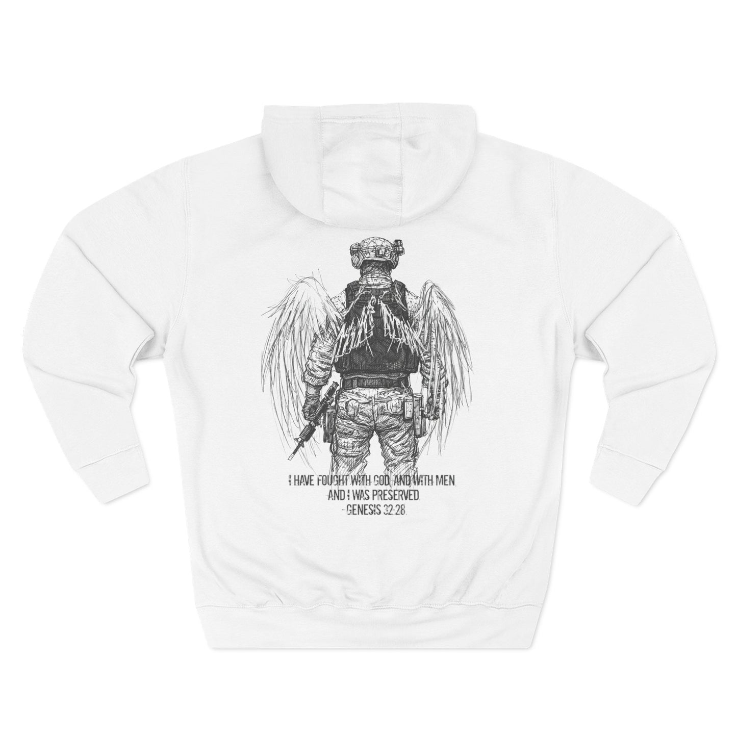 Christian Faith Hoodie I Spiritual Warfare Fleece I Unseen Collection