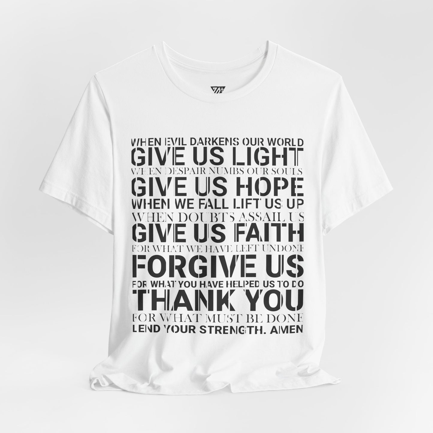 Genesis Prayer T-Shirt I Genesis Collection I Minimal Faith Shirt