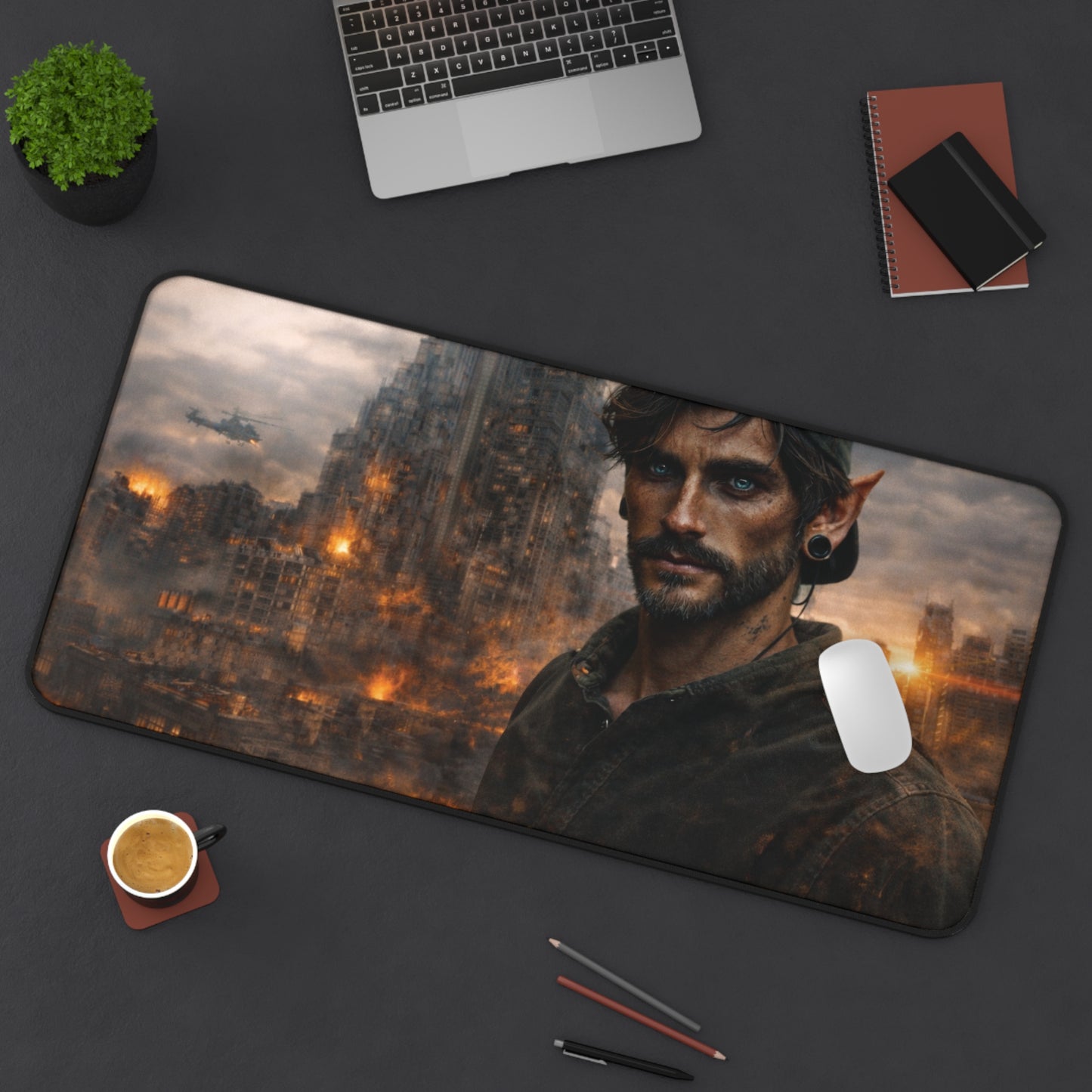 Fantasy Desk Mat I Genesis Collection I Dex Elf Warrior