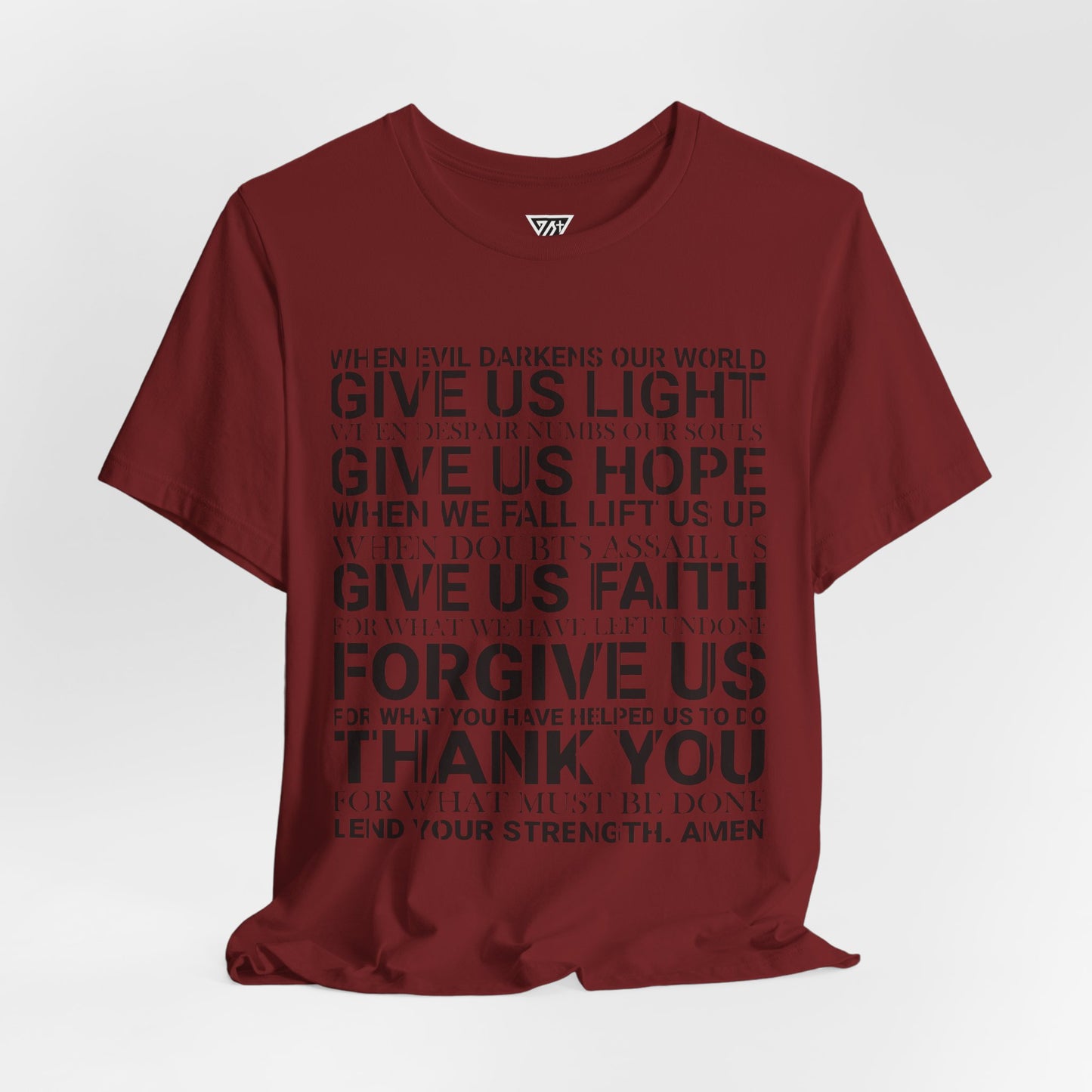 Genesis Prayer T-Shirt I Genesis Collection I Minimal Faith Shirt