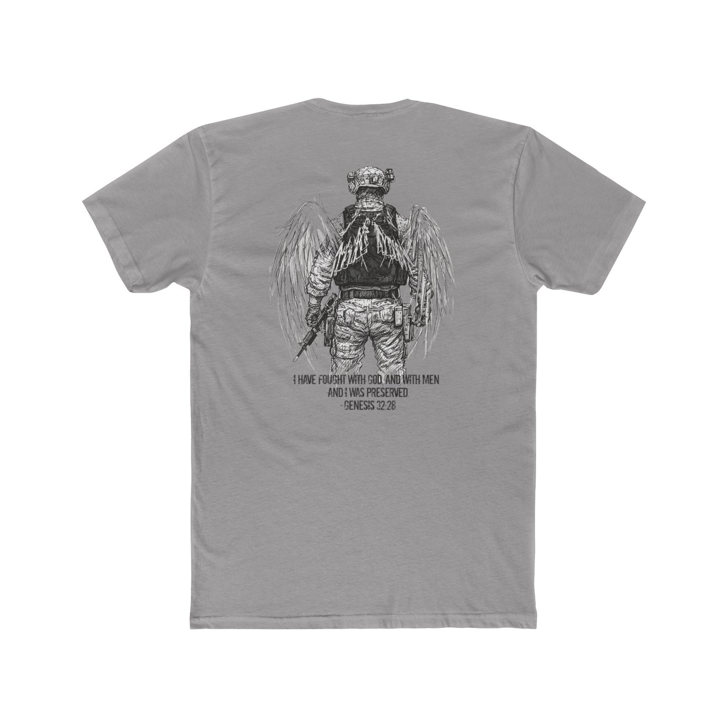 Christian Faith T-Shirt I Genesis 32:28 Scripture Tee I Unseen Collection