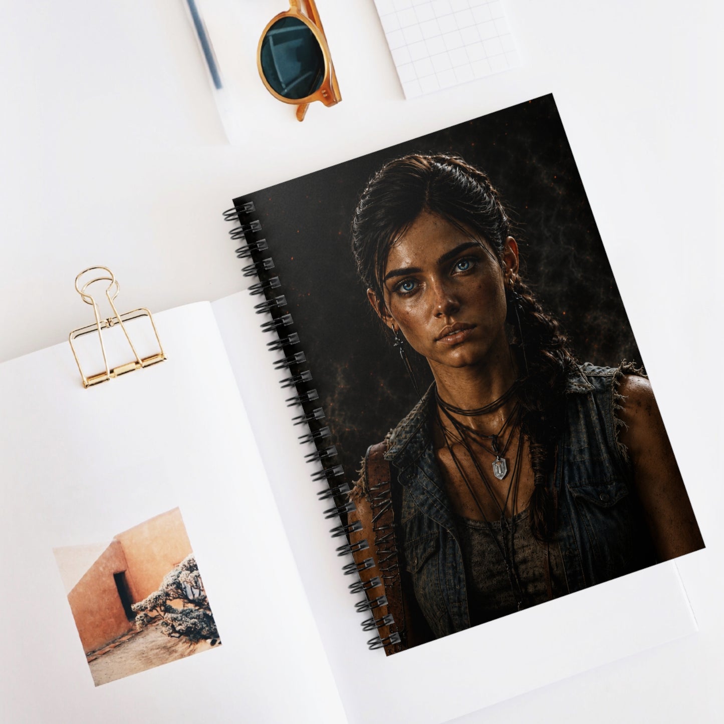 Character Spiral Notebook (6" x 8")