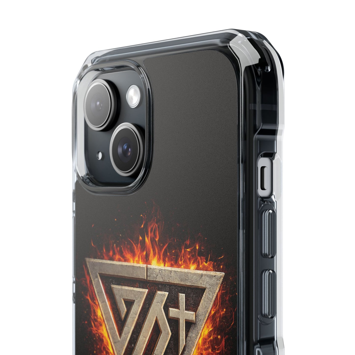 Clear Magnetic Phone Case I Ephesians 6:12